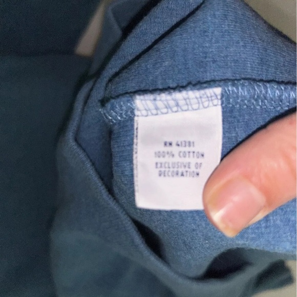 Men's Polo Ralph Lauren Blue 100% Cotton Knit 1/4 Zip Sweater Large sku033 - Picture 4 of 6